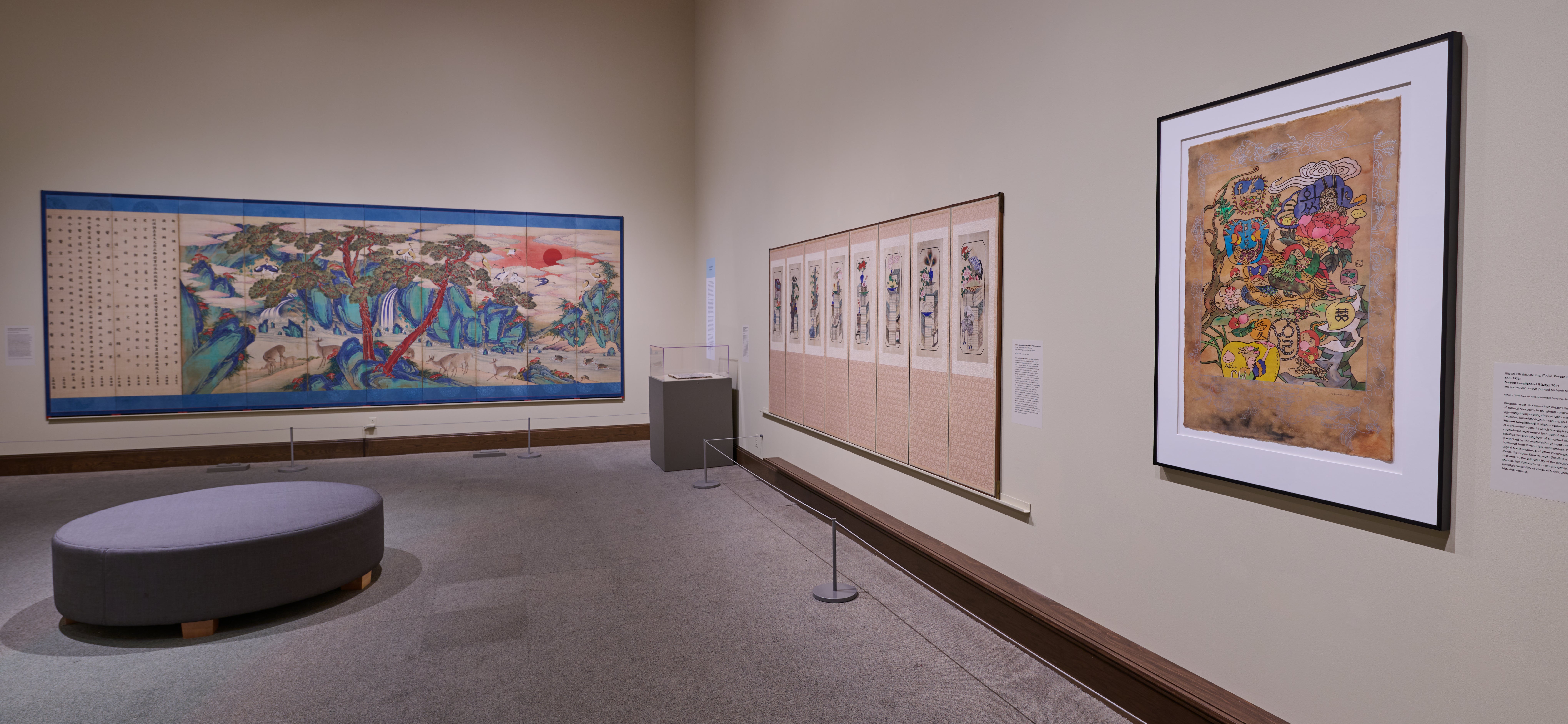 Installation of Jin Joo Gallery in the Huh Wing