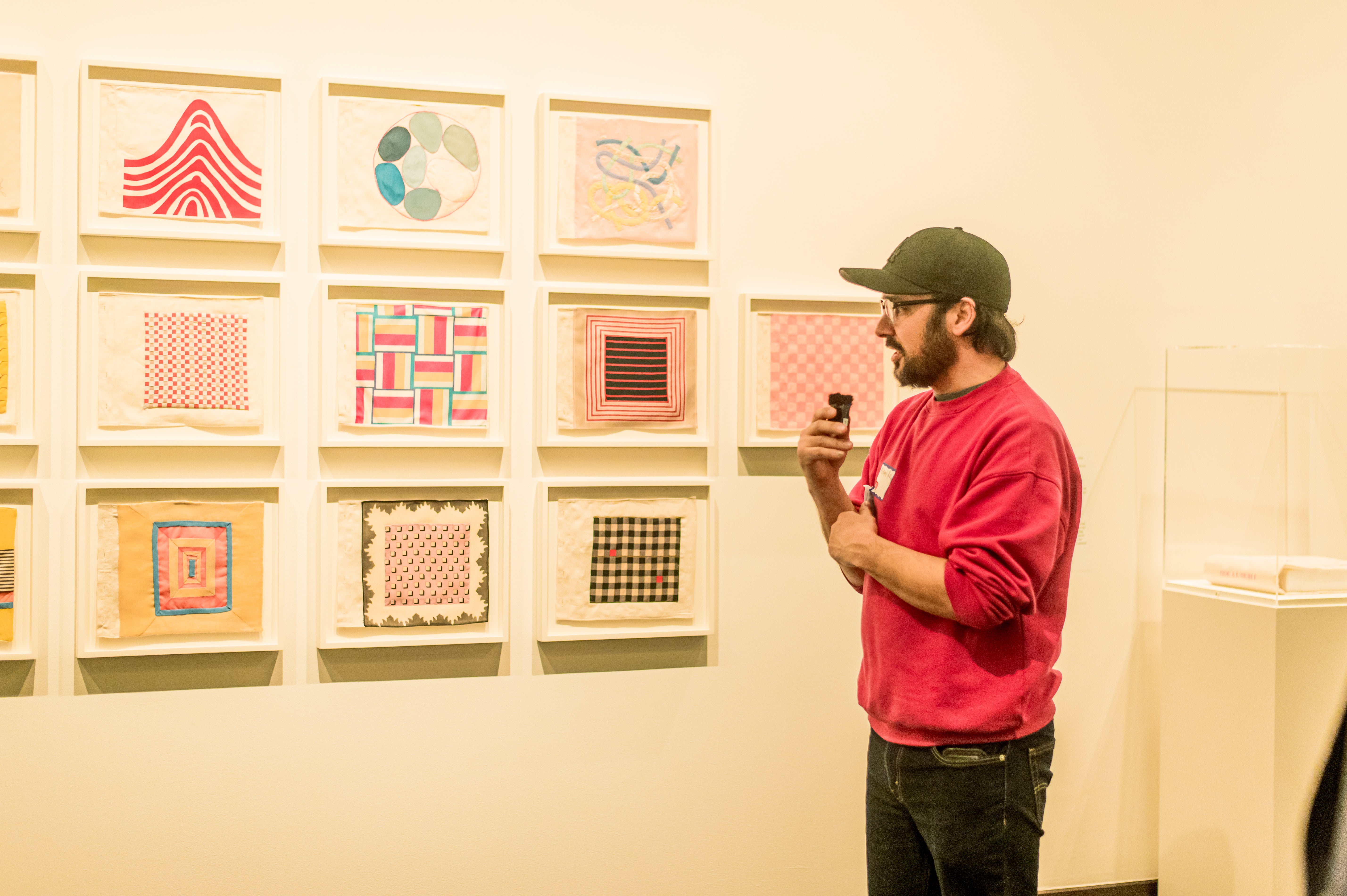 University student leads of tour