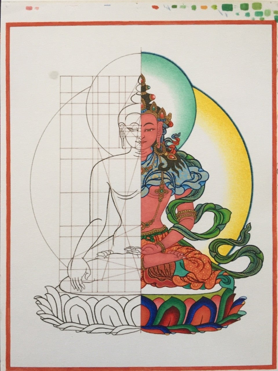 traditional Thangka painting